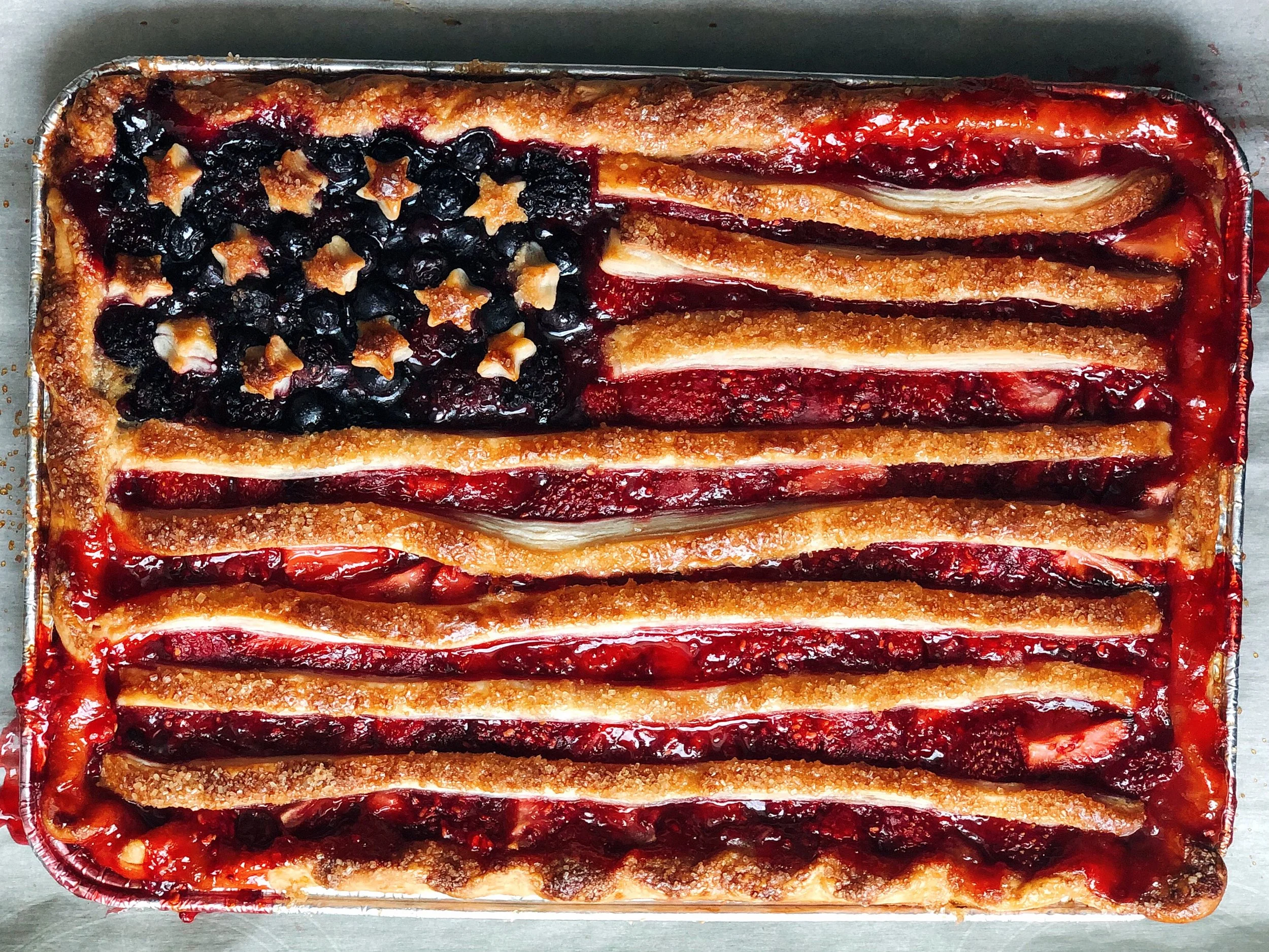 American Flag Pie