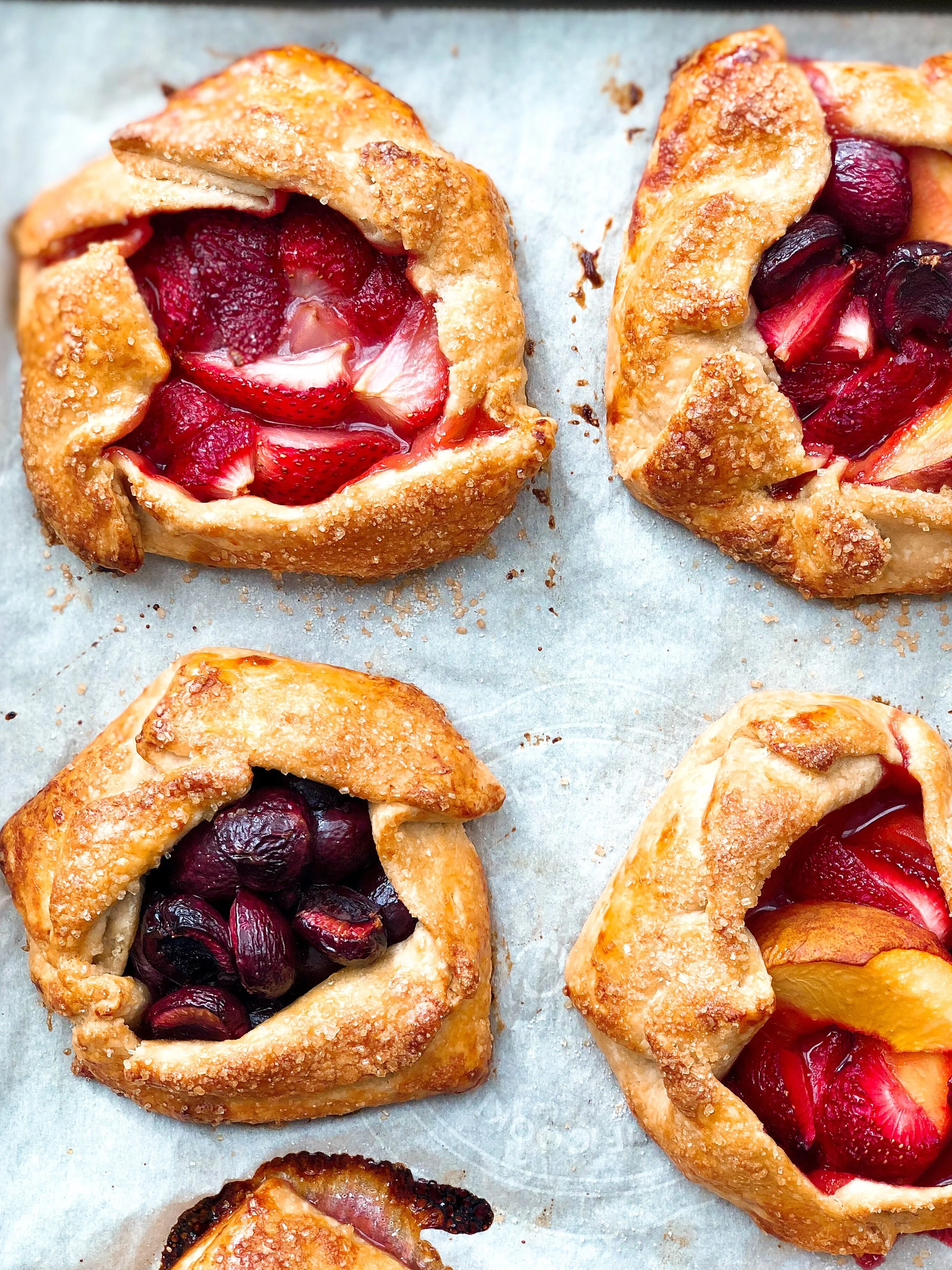 Summer Fruit Galettes
