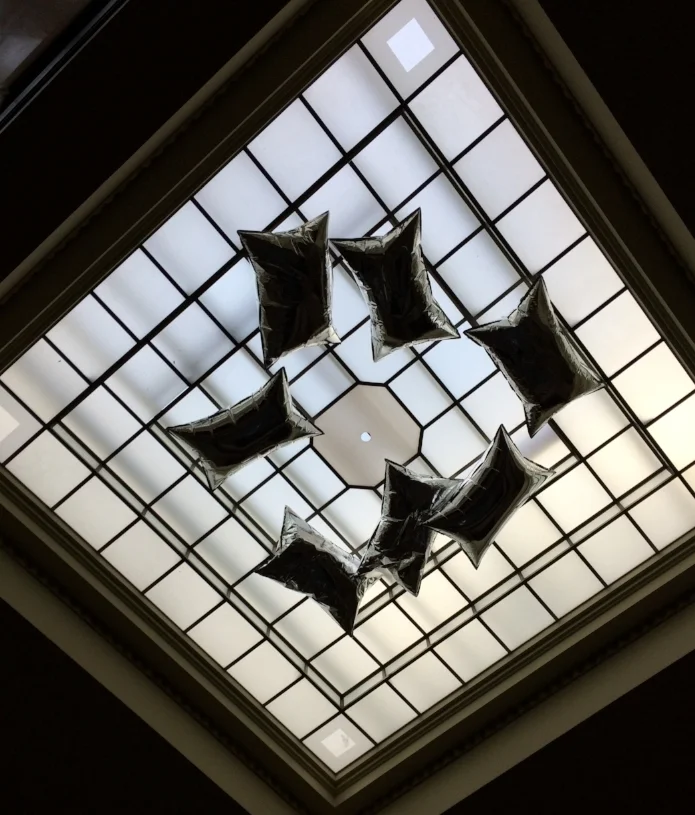 Andy Warhol's Silver Clouds are just one of the installations on display in the latest exhibition "Decor"