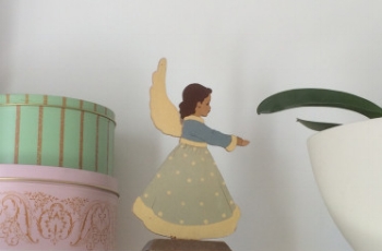 A 1950s German Christmas Tree Angel