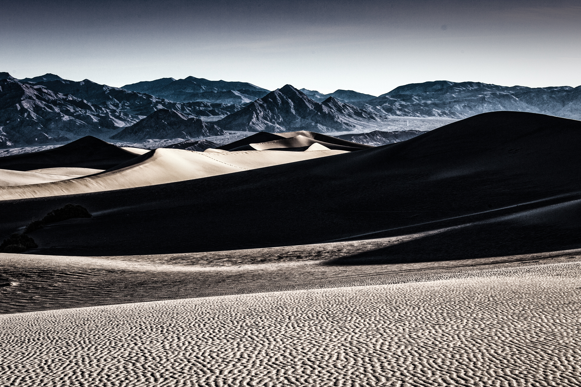 Death Valley at dawn. Death Valley, California