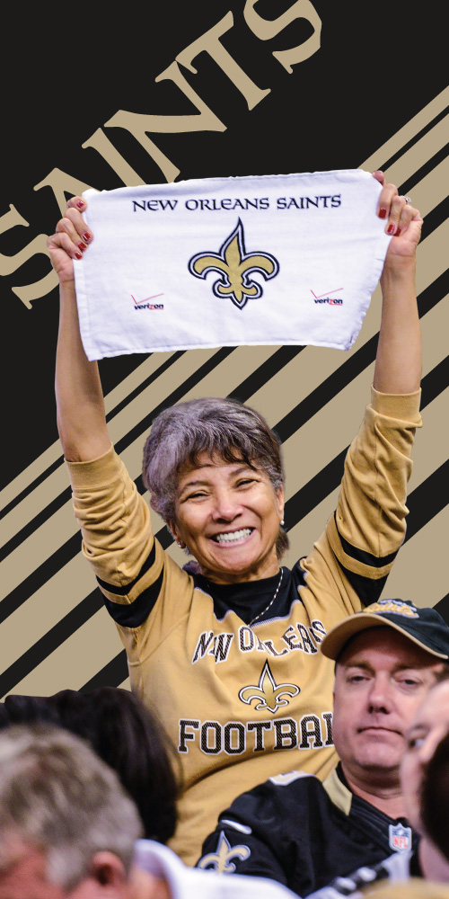  Client: FortyForty Agency for the New Orleans Saints 