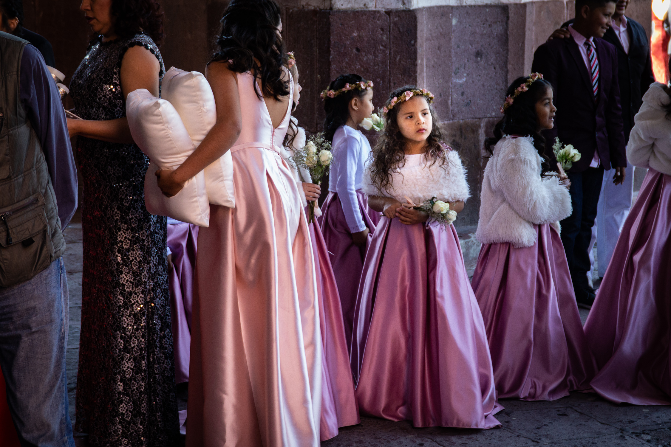 Wedding Procession. San Miguel de Allende, Mexico.