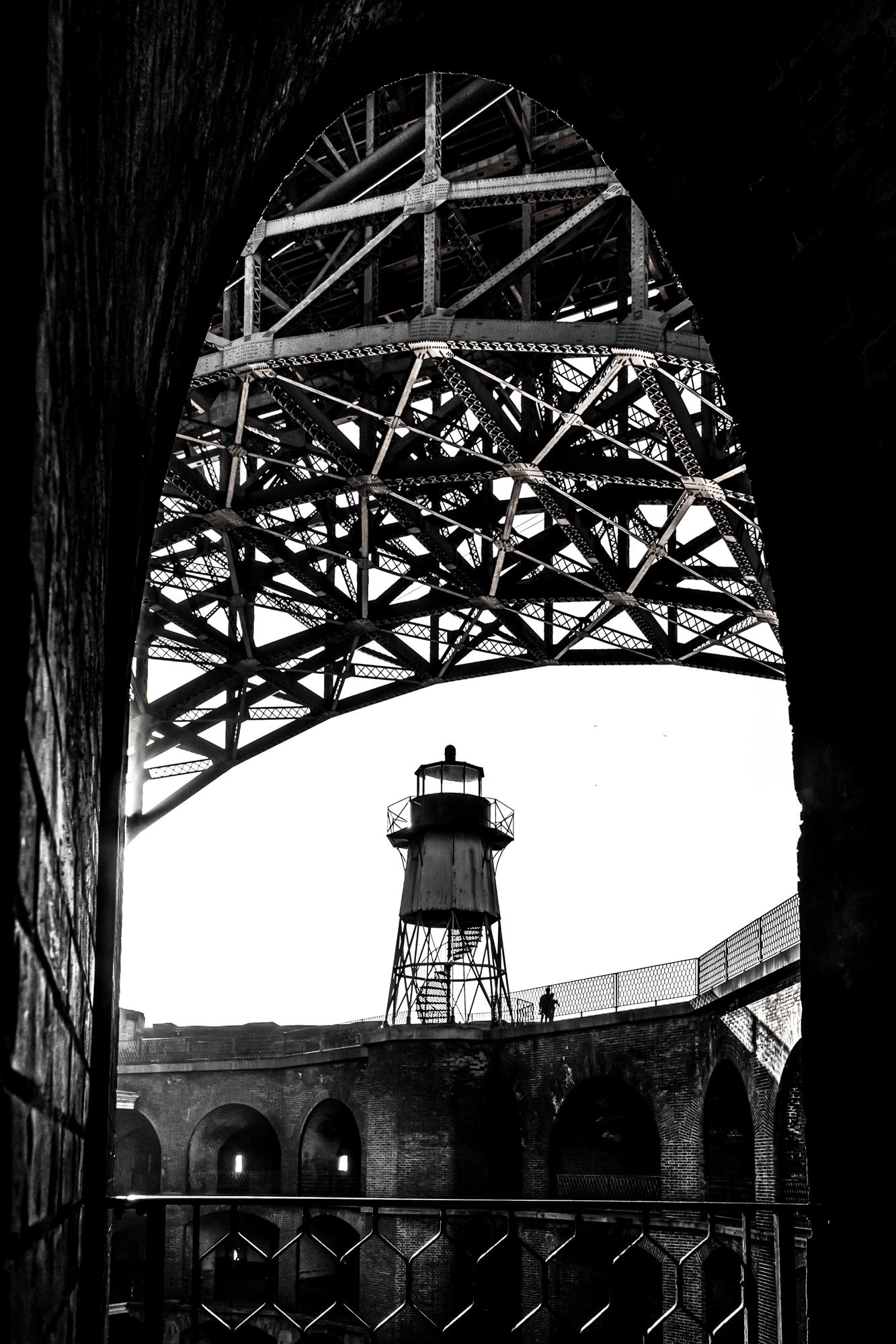 Fort Point, Civil War fort under the Golden Gate Bridge, San Francisco