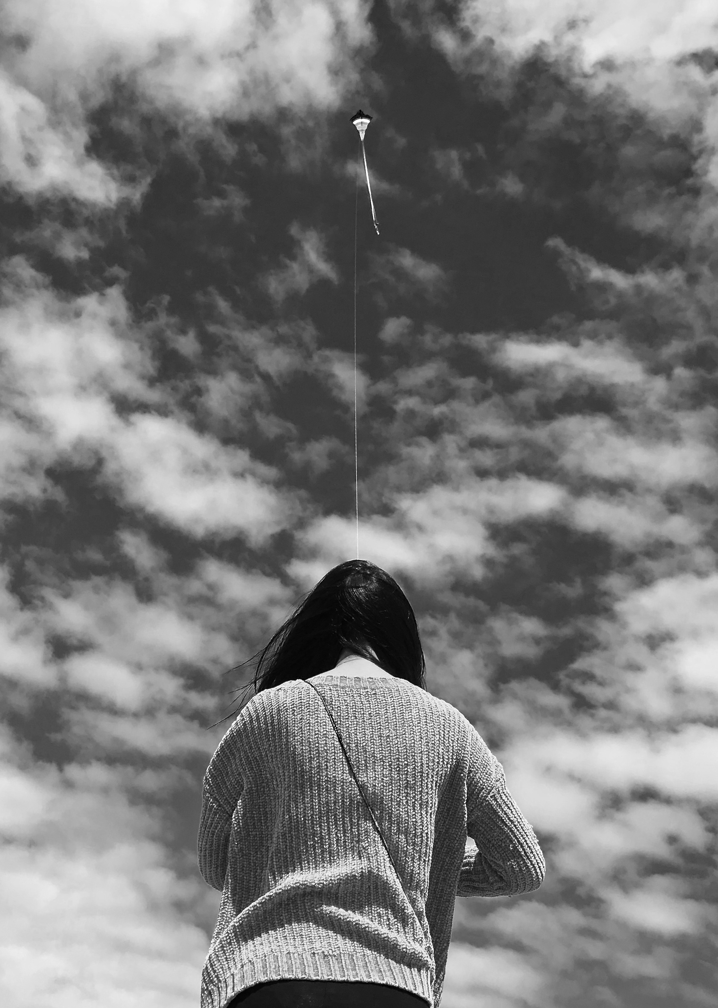 San Francisco. Girl with Kite