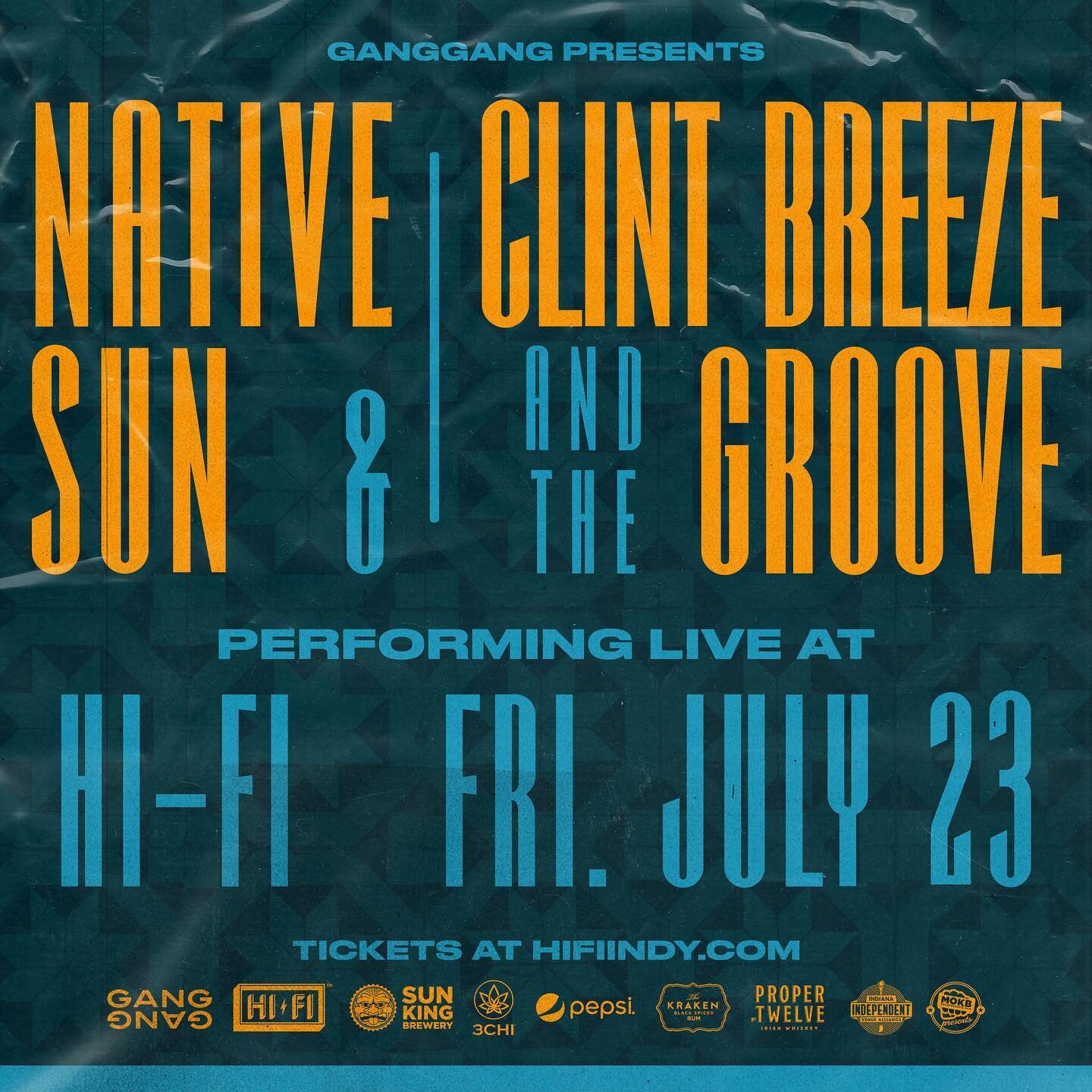 Gearing up for a special show with our brothers @nativesunlive 🔥

Have you gotten your tickets? Now is the perfect time if not. It&rsquo;s going down at @thehifiindy and you don&rsquo;t want to miss! 

Let&rsquo;s go 🙌🏿

#clintbreezeandthegroove #