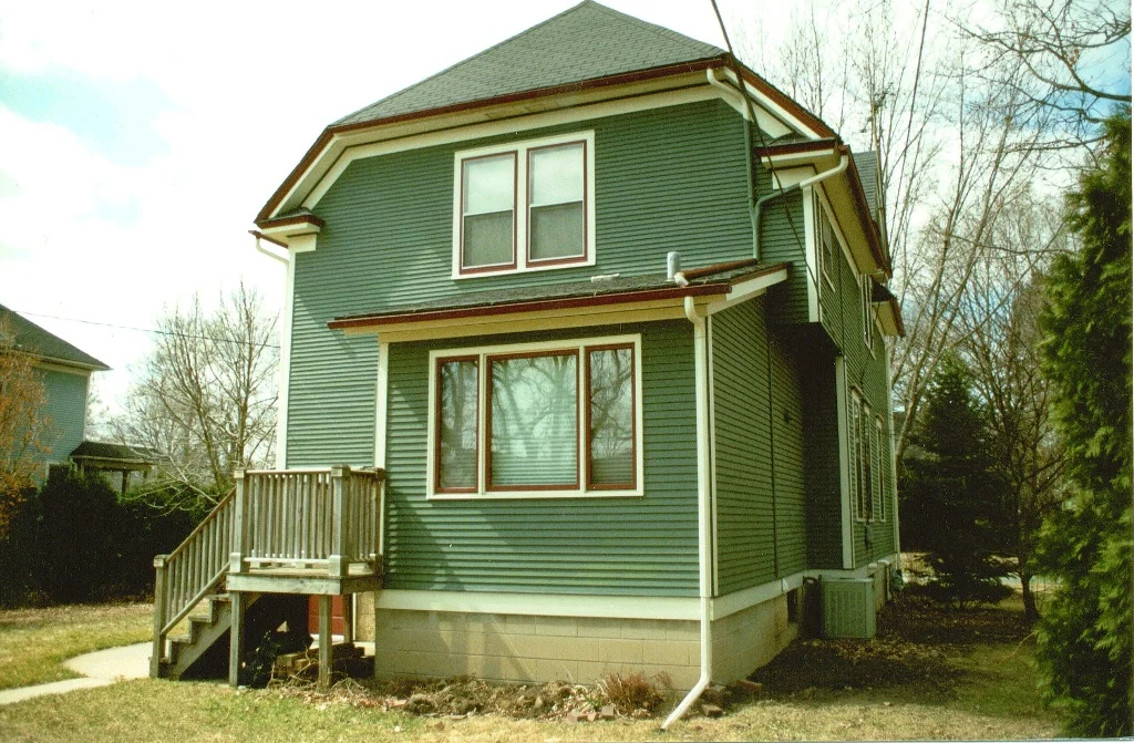 Rear elevation before