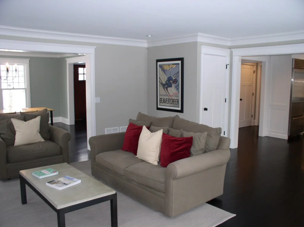 Family room looking towards the front door