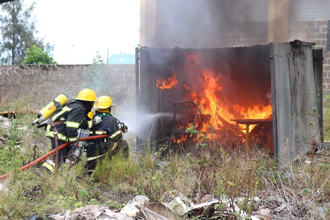 Using Water Efficiently to Put Out Fire