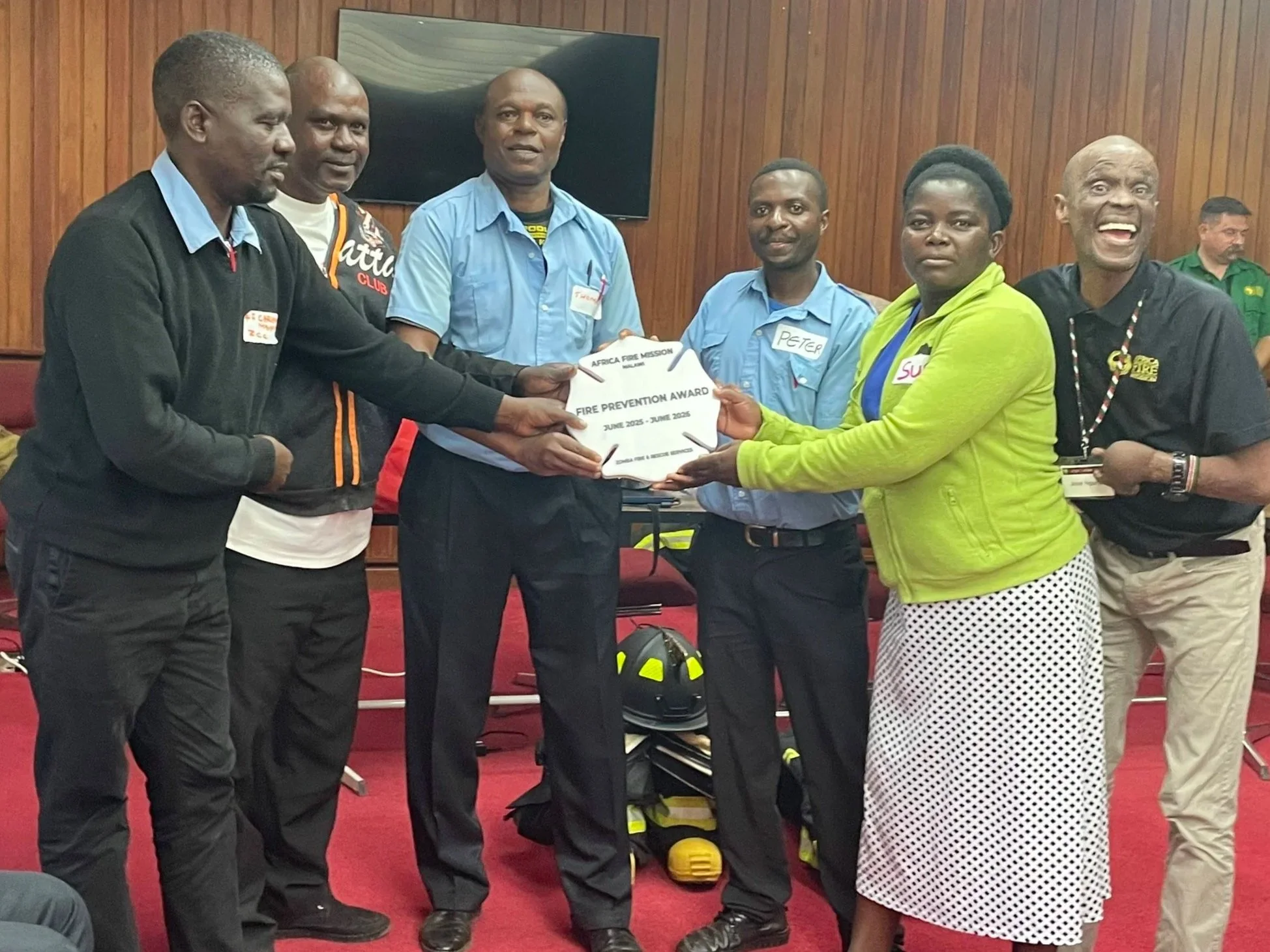 Fire Prevention Leaders Honored in Malawi