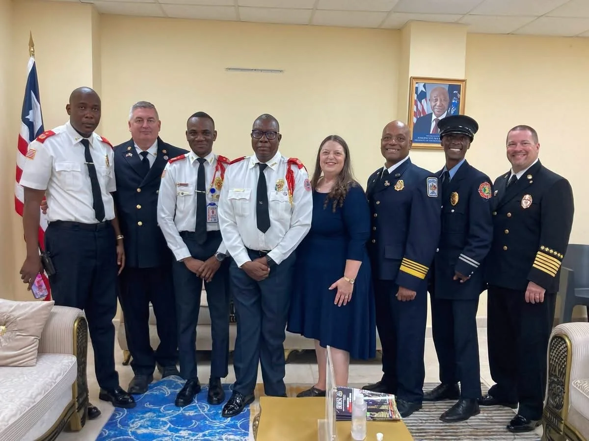 Africa Fire Mission and Metropolitan Fire Chiefs Association Advance Firefighter Training and Leadership in Liberia