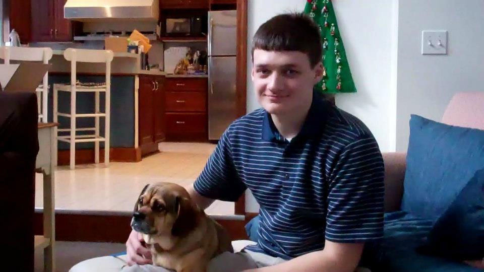 Lucas and his dog
