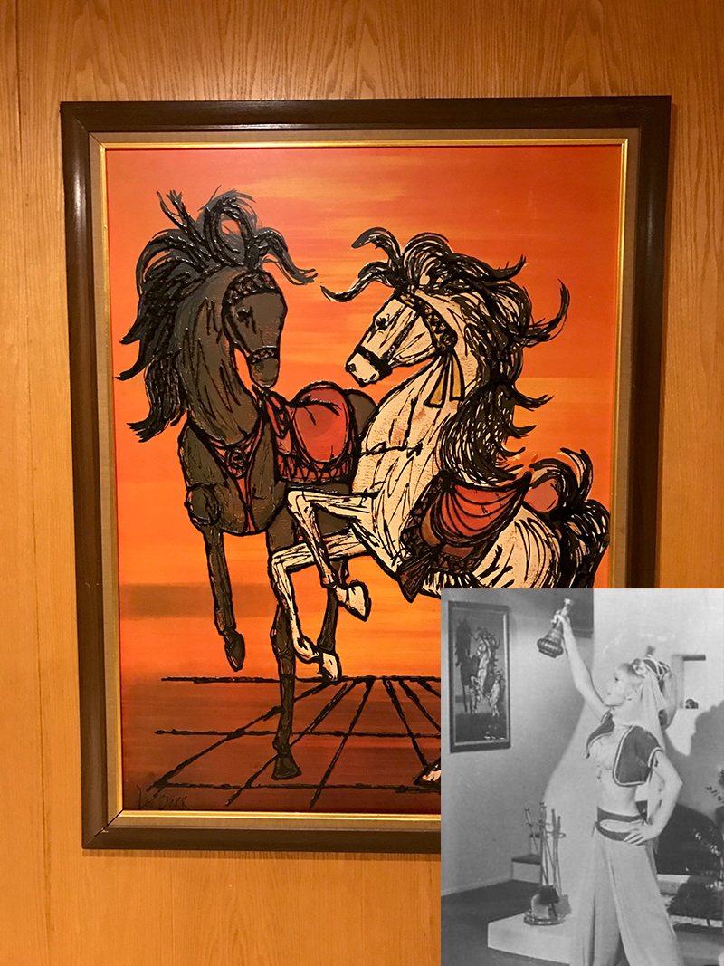 MOLLI'S HORSE PAINTING AS FEATURED ON "I DREAM OF JEANNIE"