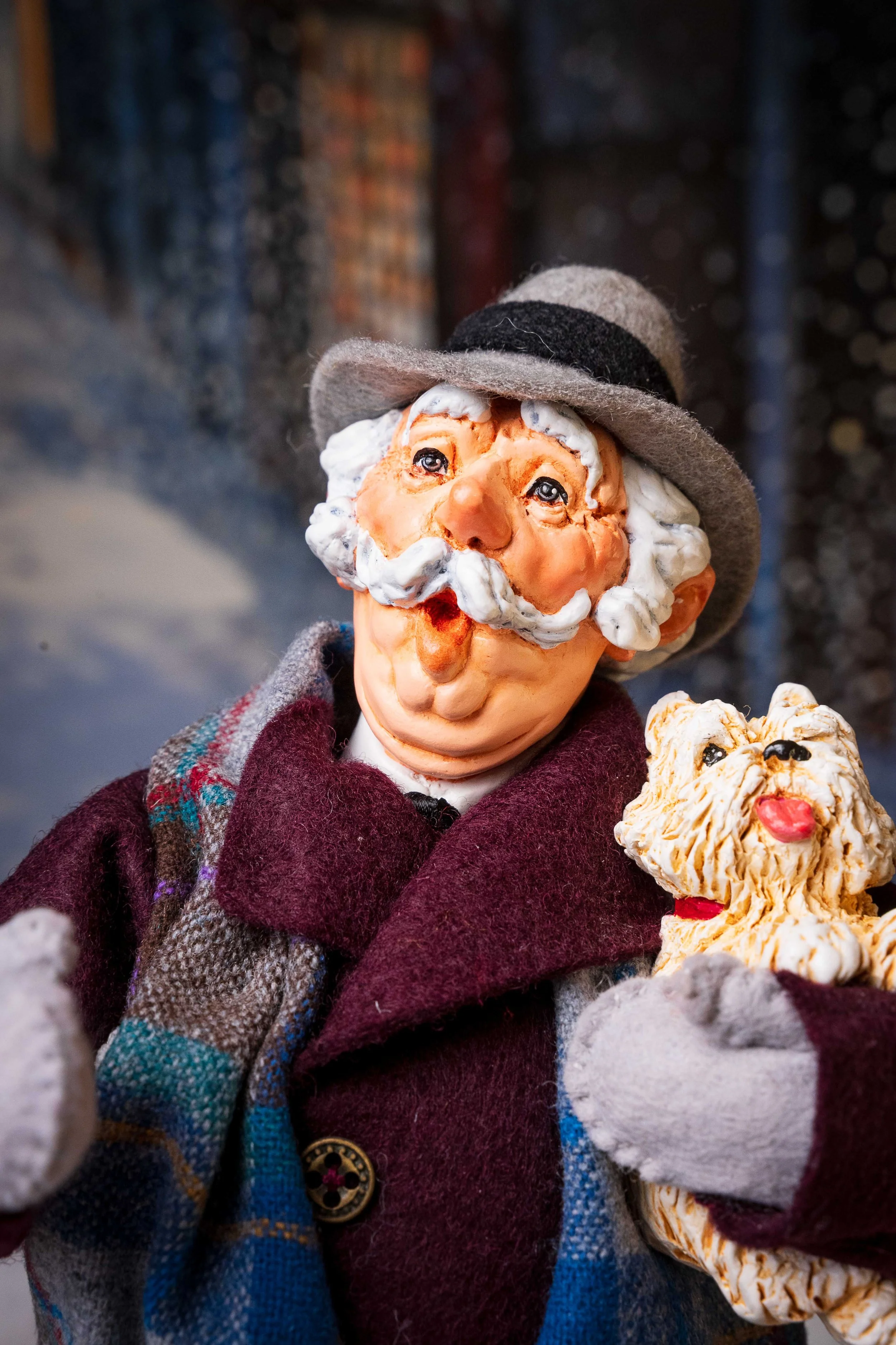McNair and Friend - Carollers Signed by Robert Simpich