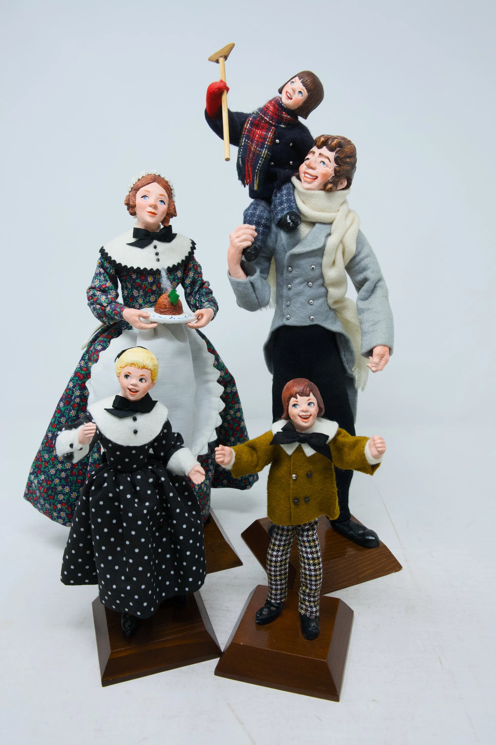 Vintage Cratchit Family -  A Christmas Carol