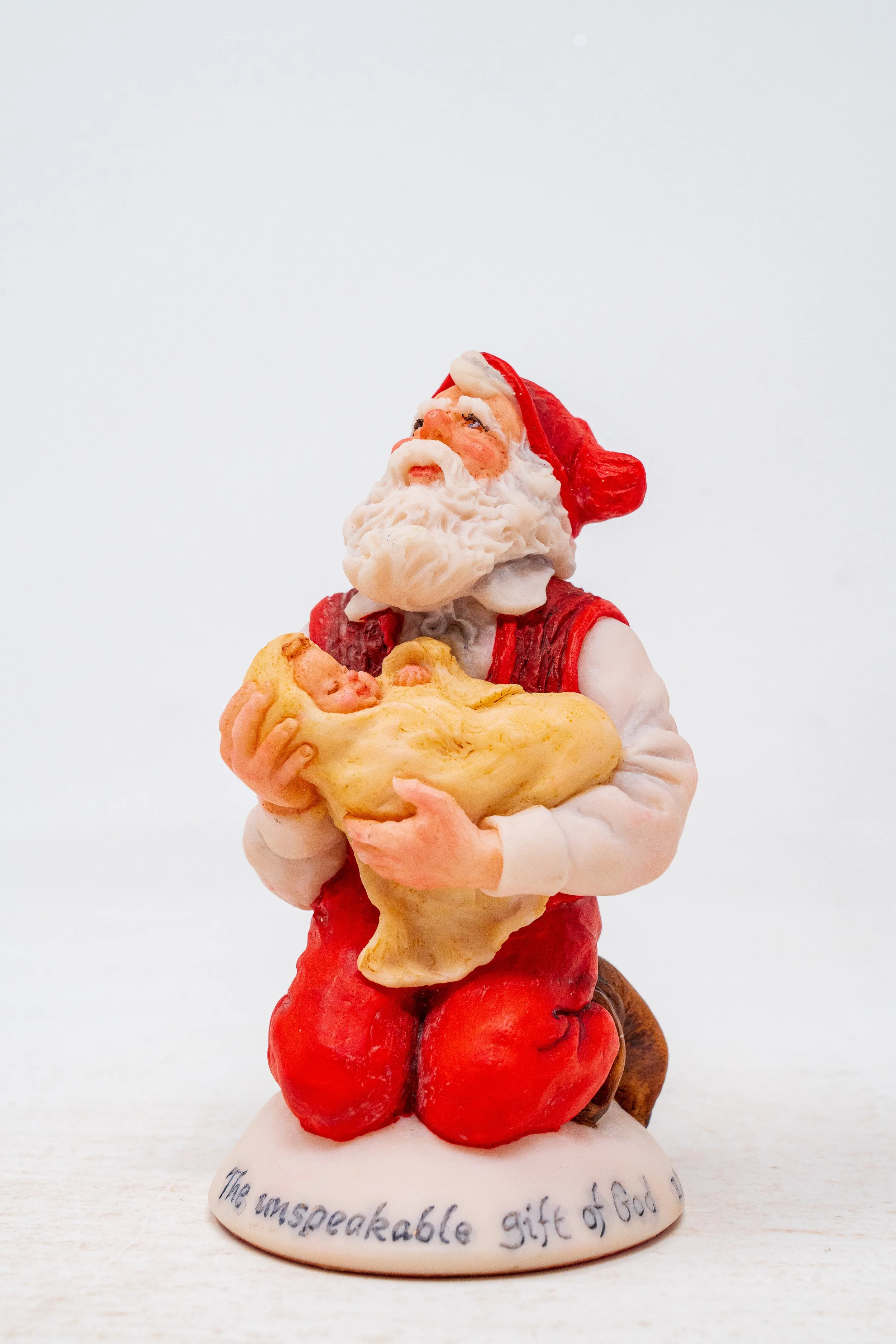 The Unspeakable Gift - Tiny Porcelain Santa Collection - Signed by Robert Simpich