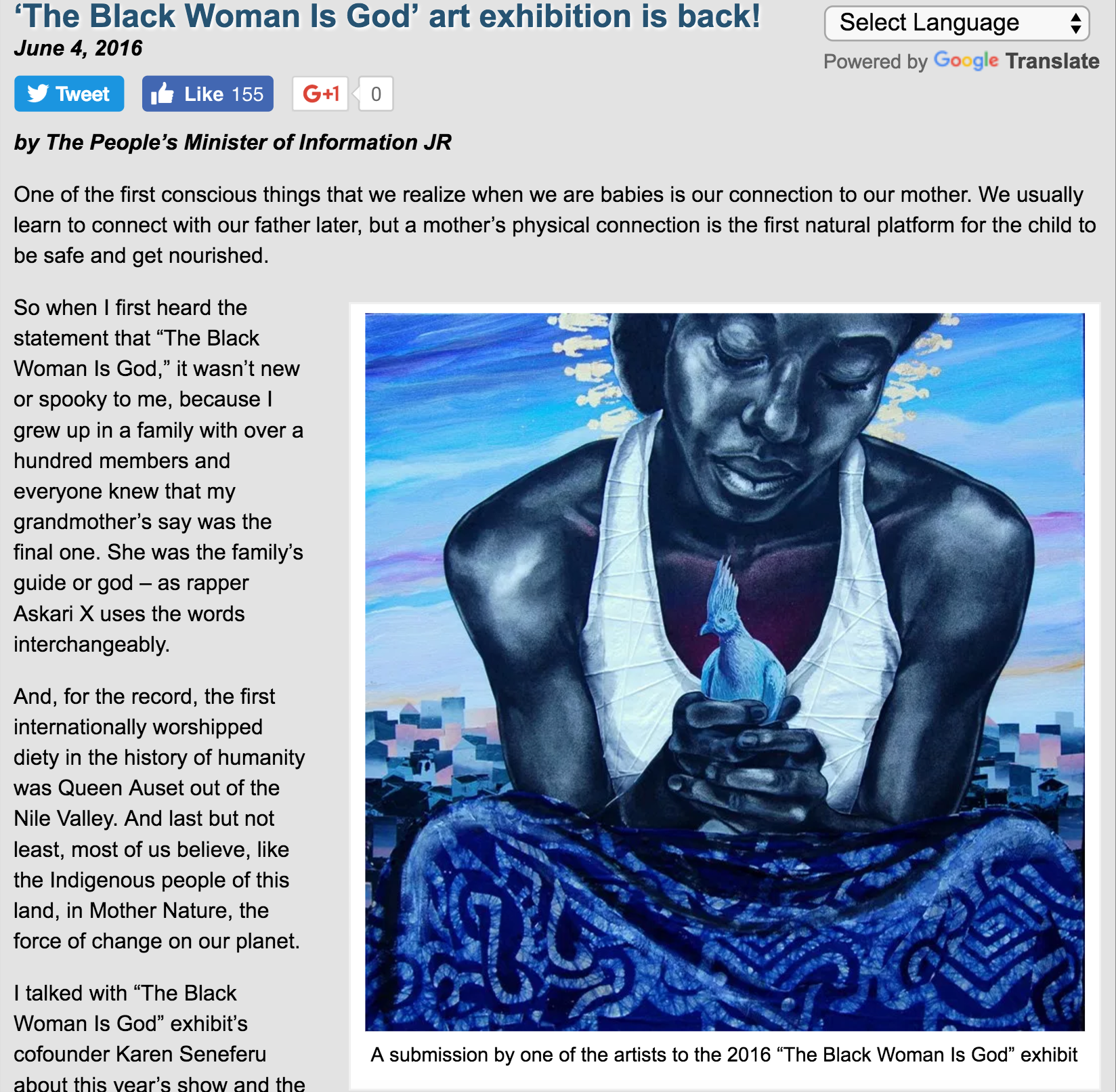 ‘The Black Woman Is God’ art exhibition is back!