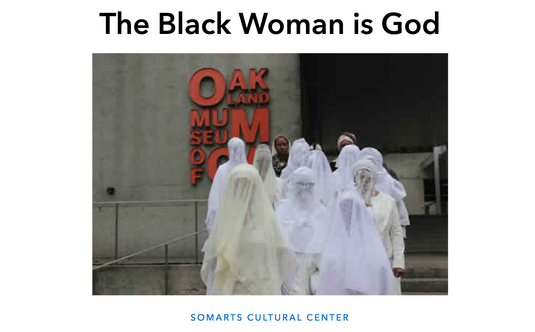 The Black Woman is God