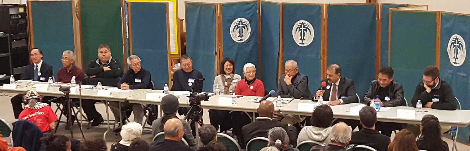 Eleven member panel addressing scapegoating of minority groups.
