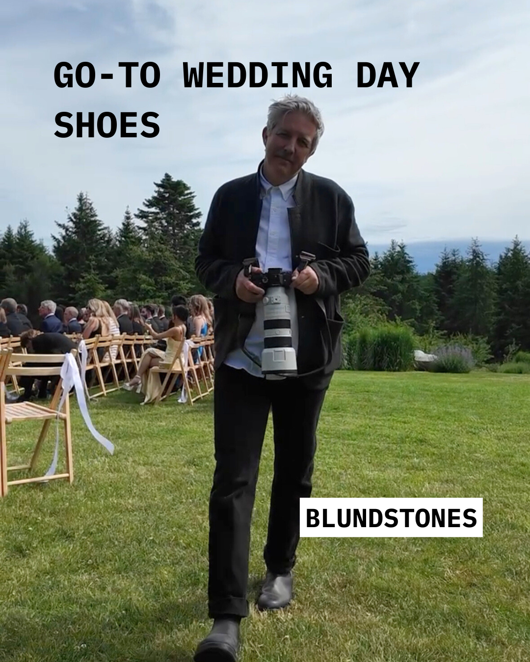 Go-to Wedding Day Shoes? Blundstones.