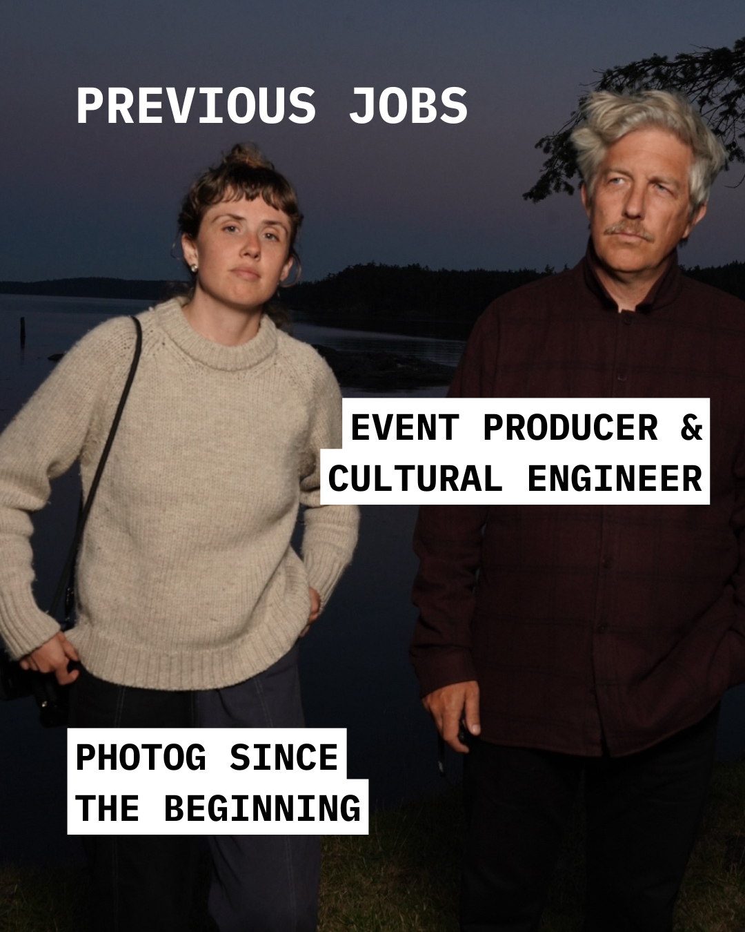 Previous Jobs: Whitney was an event producer & cultural engineer. Hallie has been a photographer since the beginning.