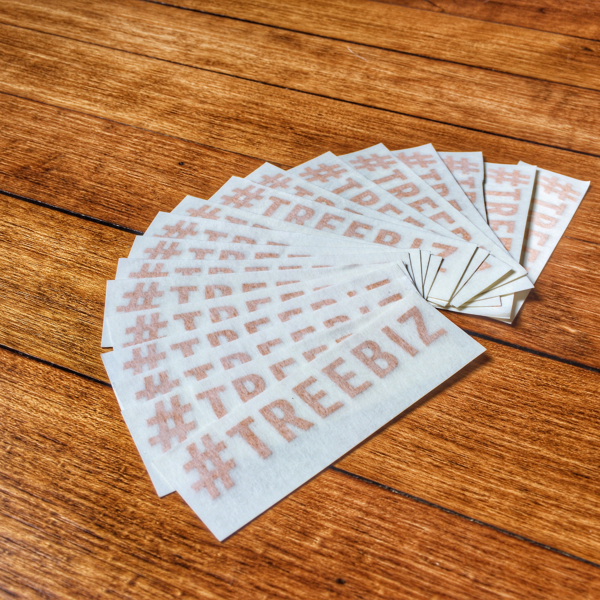 #TREEBIZ Visor Sticker