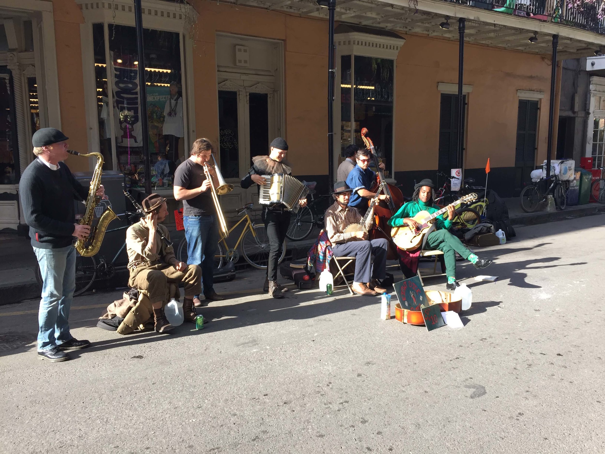 Street Performers in the French Quarter