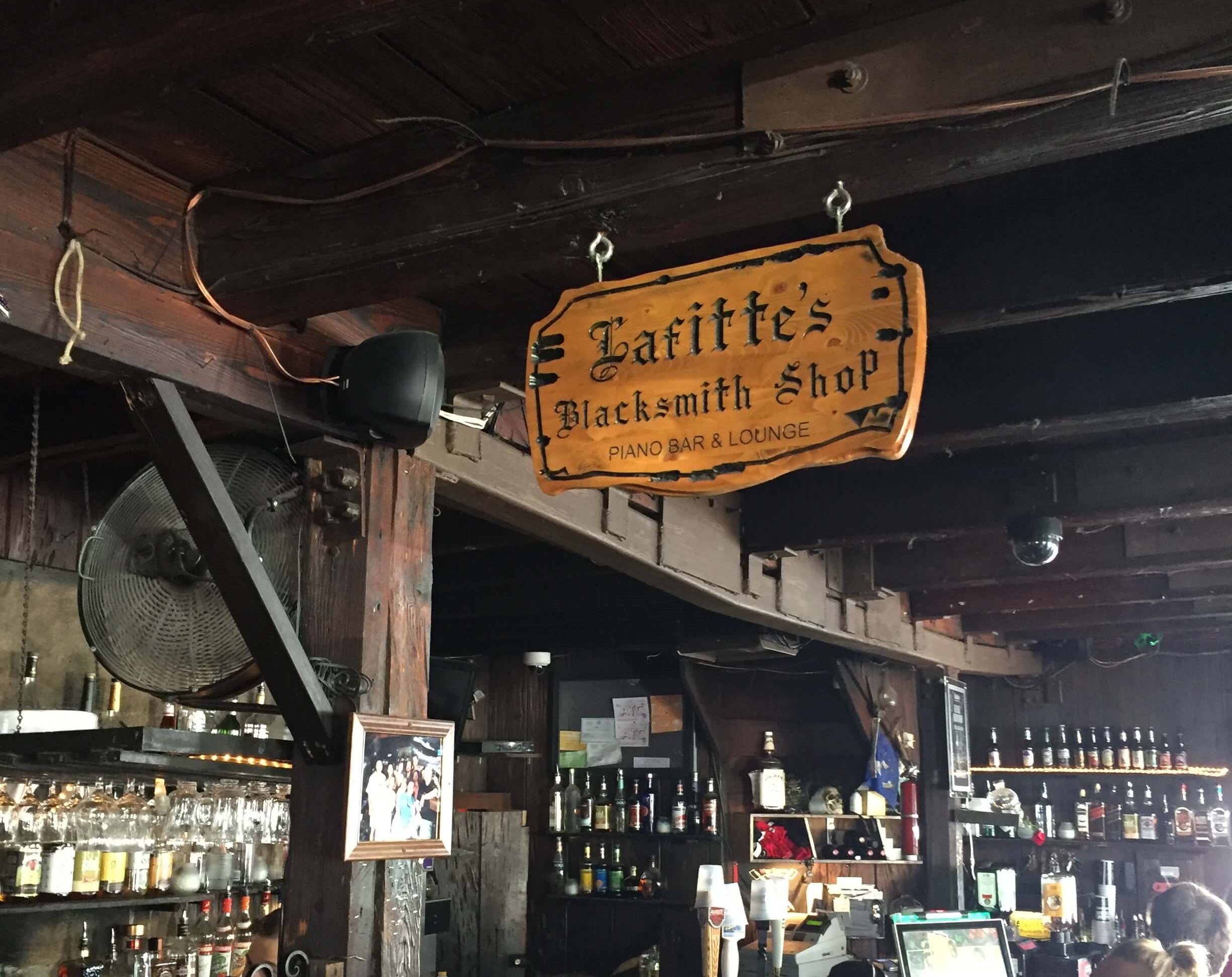 Lafitte's Blacksmith Shop on Bourbon Street