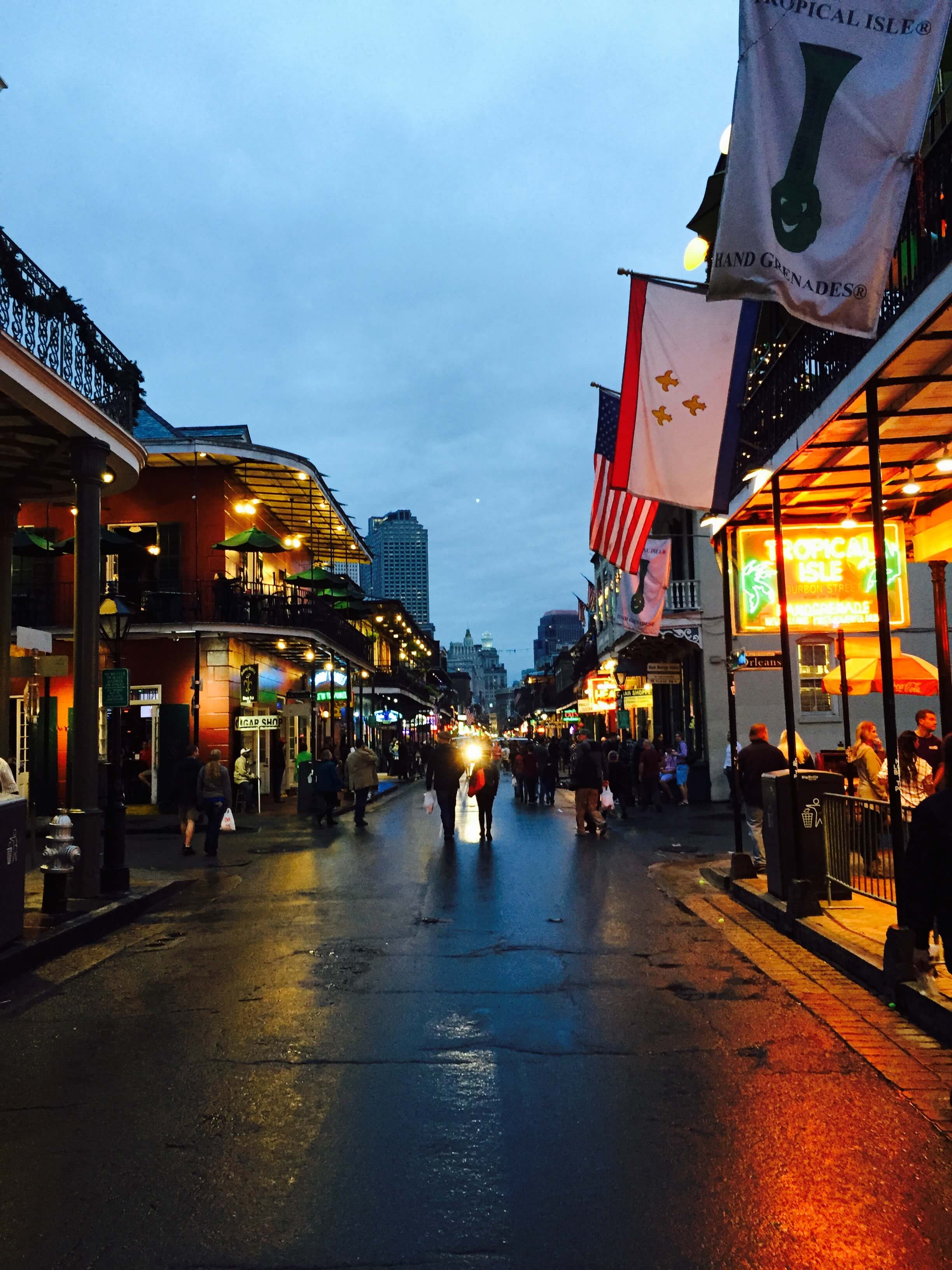 Bourbon Street in New Orleans