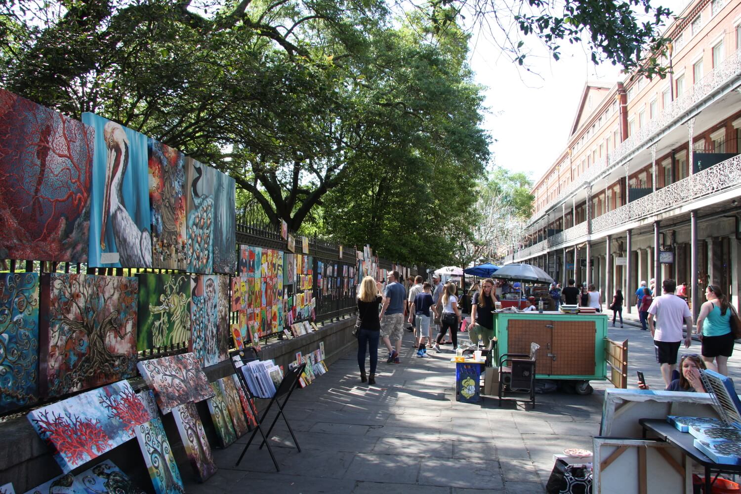 Art Vendors in the French Quarter