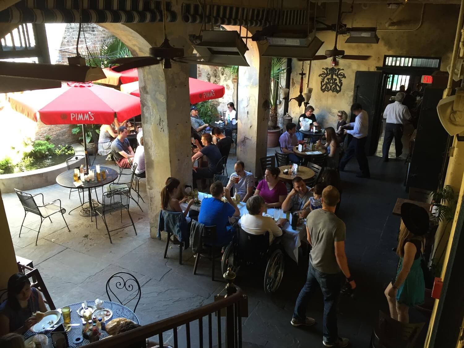 Classic New Orleans Courtyard at Napoleon House