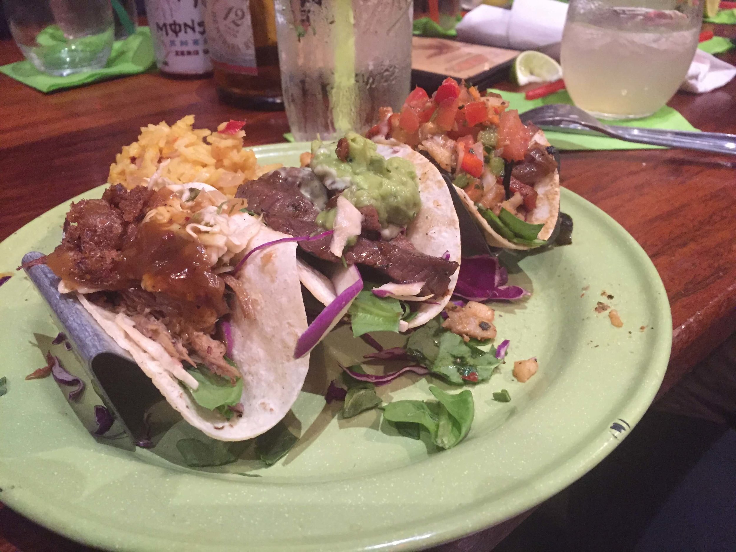 Tacos at the Rum House