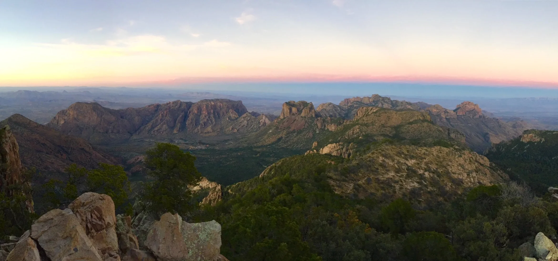 View from Emery Peak in Big Bend National Park.