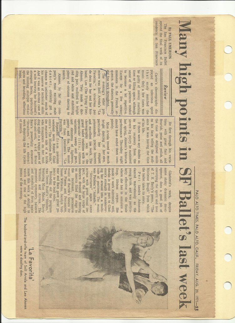 1972 La Favorita San Fransisco