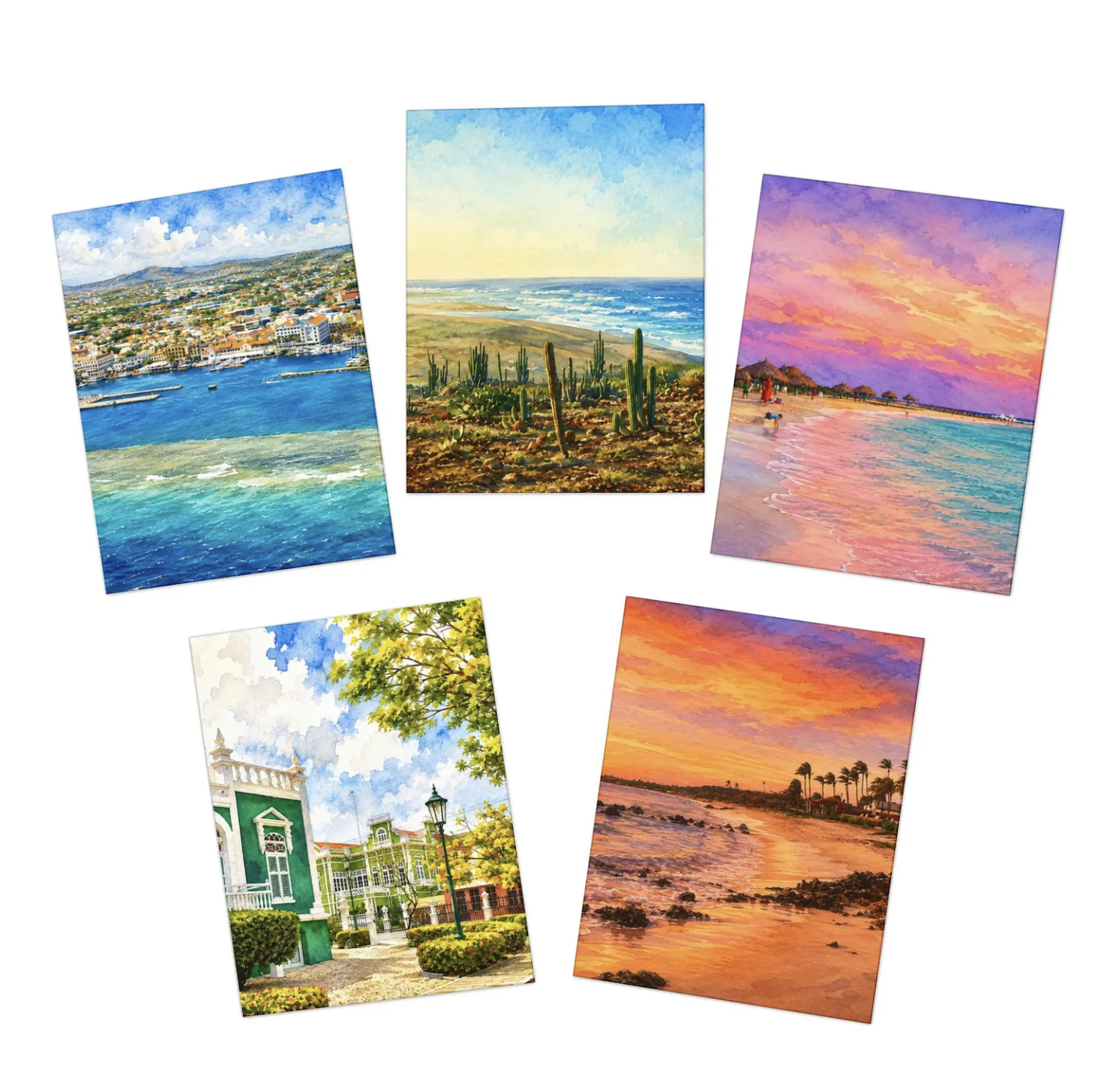 Memories of Aruba - Multi-Design Greeting Cards (5-Pack)