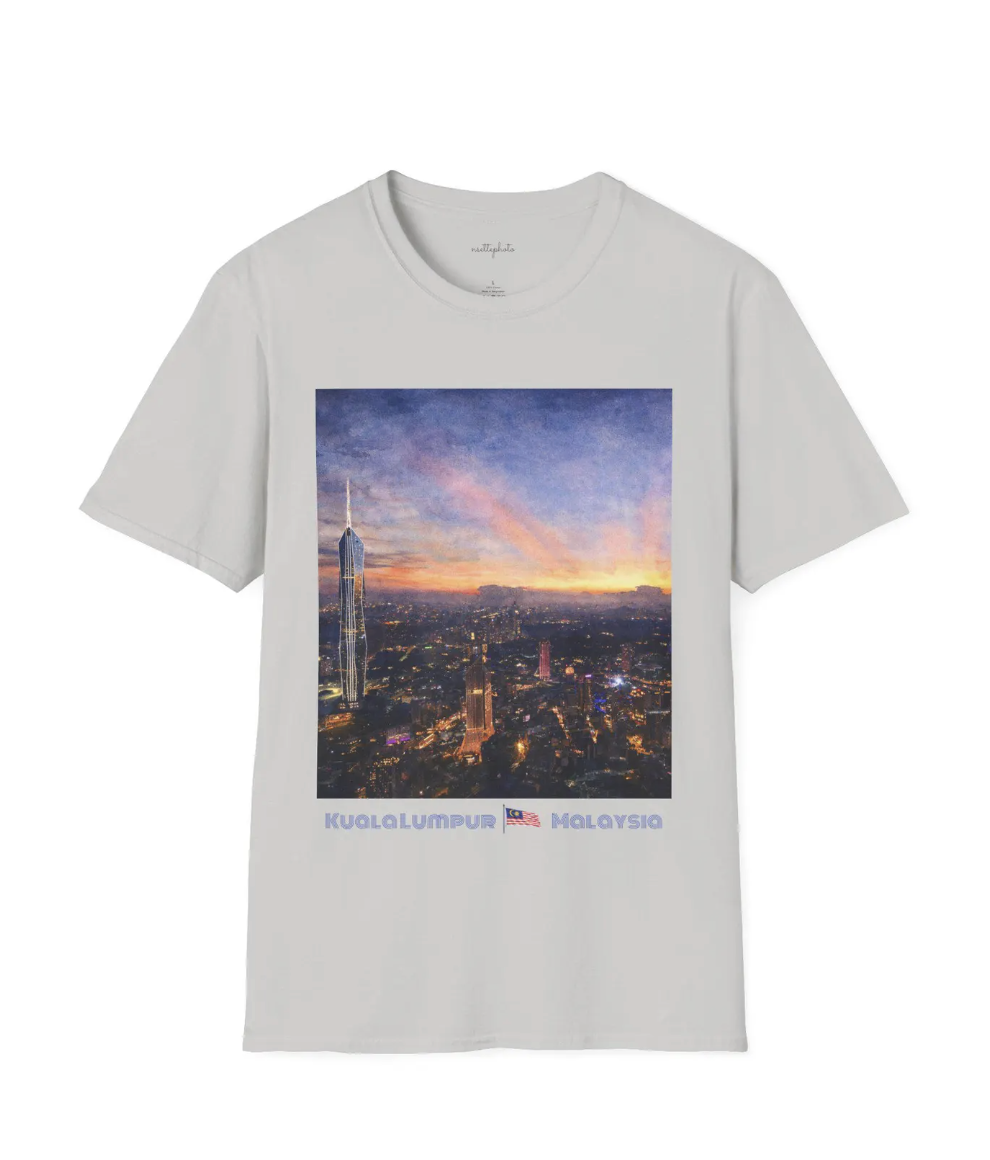 Kuala Lumpur - Malaysia - Aerial Unisex Softstyle T-Shirt