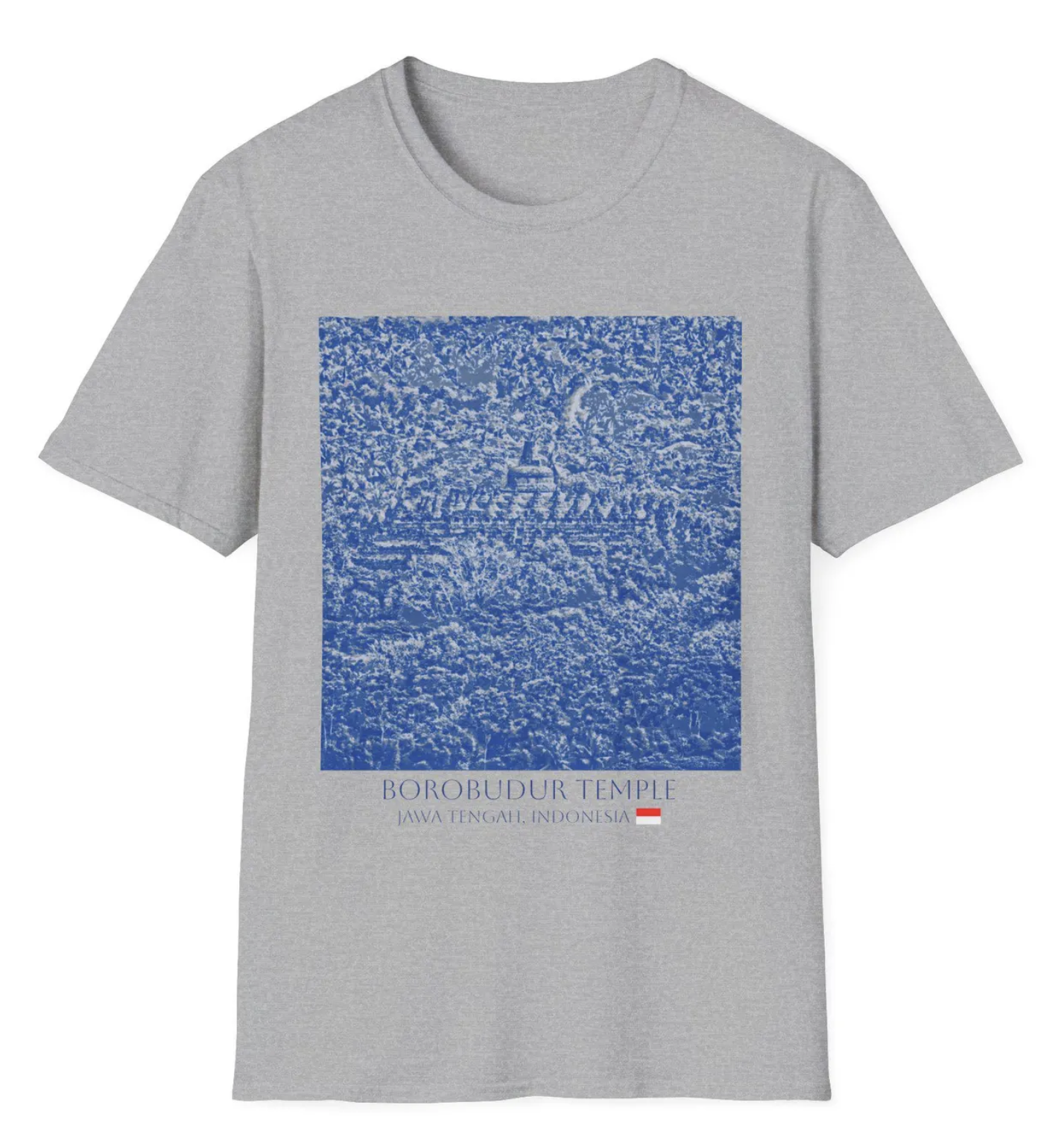 Borobudur Temple, Indonesia Unisex Softstyle T-Shirt