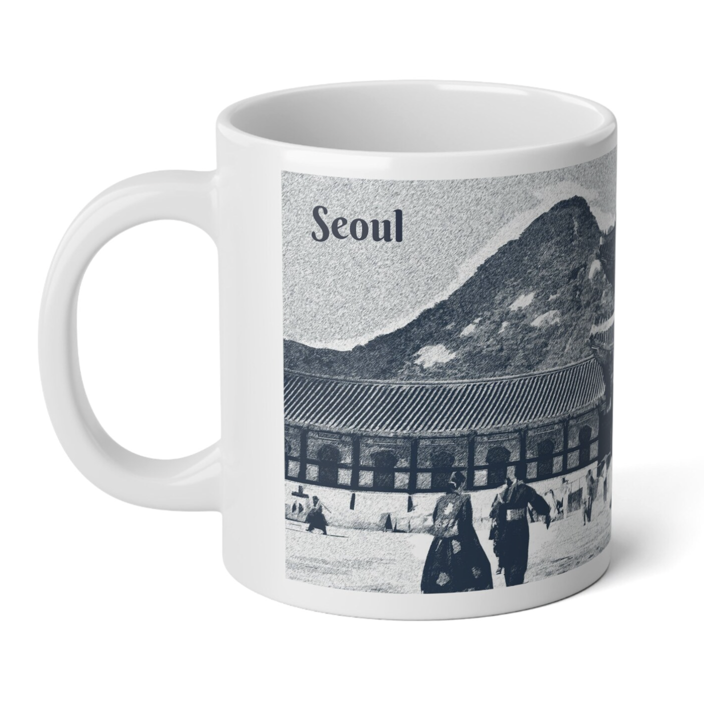 Seoul, Korea - Jumbo Mug, 20oz