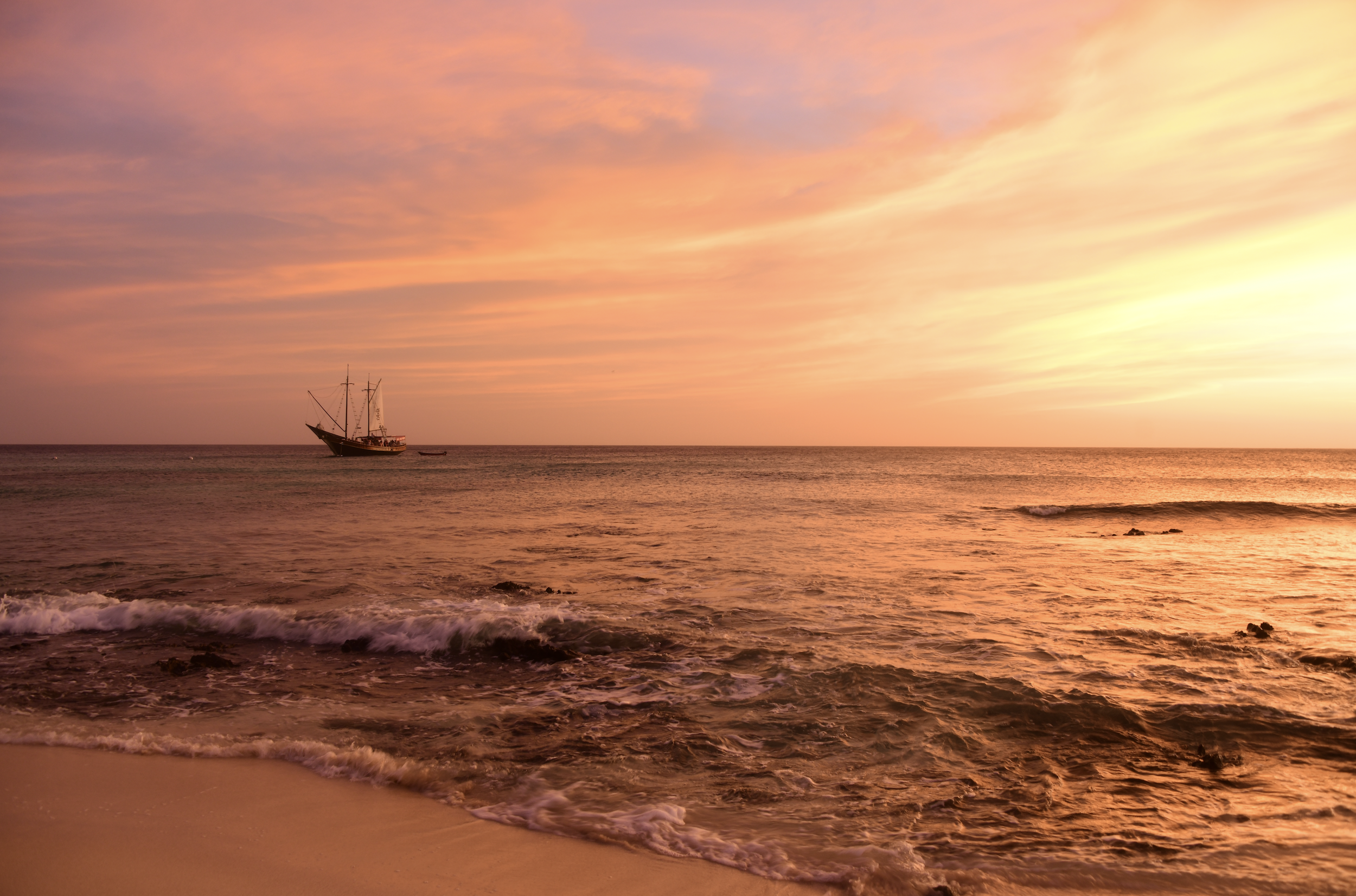 Arashi Beach Sunset