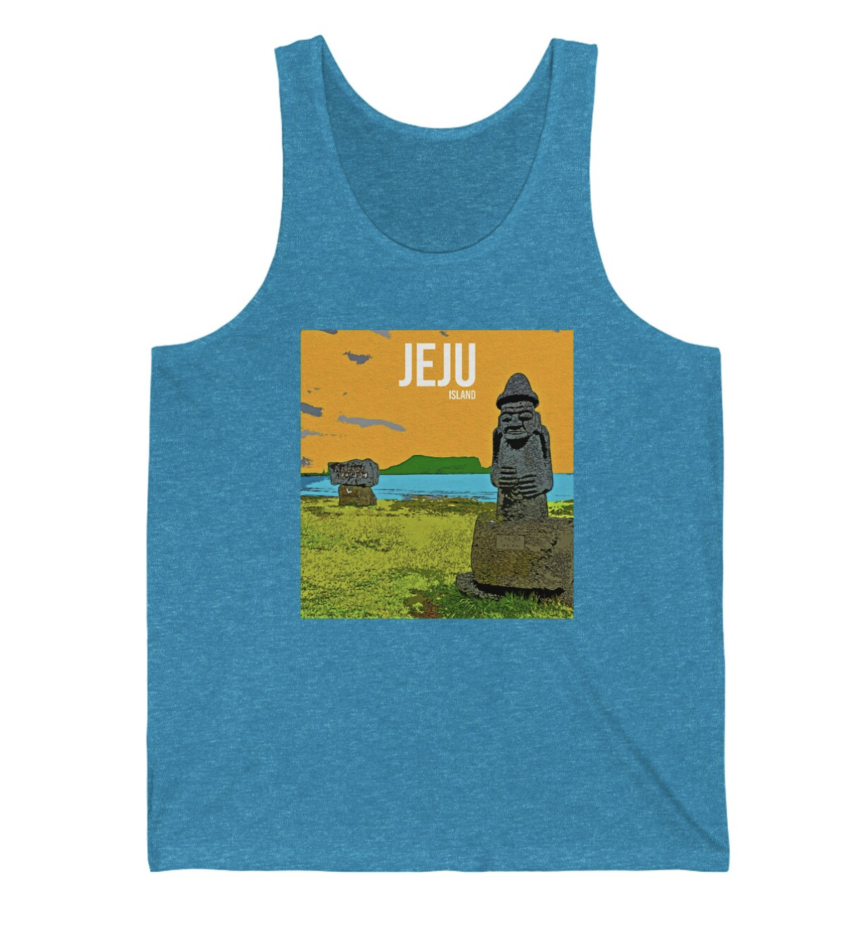 Jeju Island - Jeju-do, Korea Unisex Jersey Tank