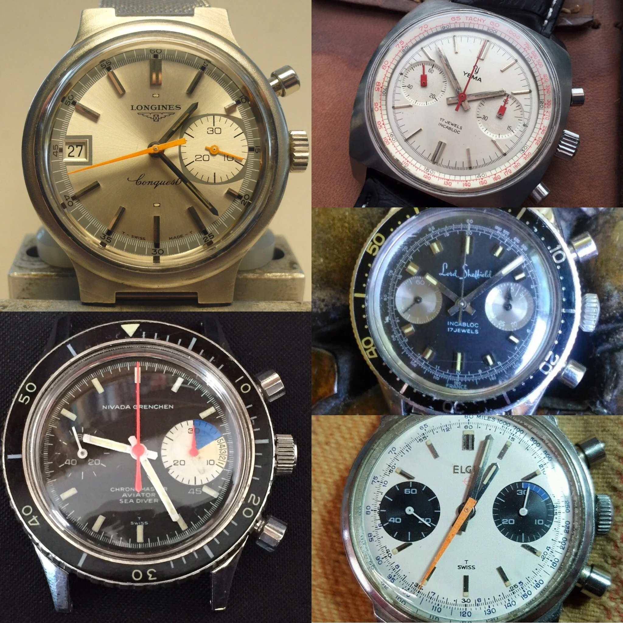 ebay vintage chronograph