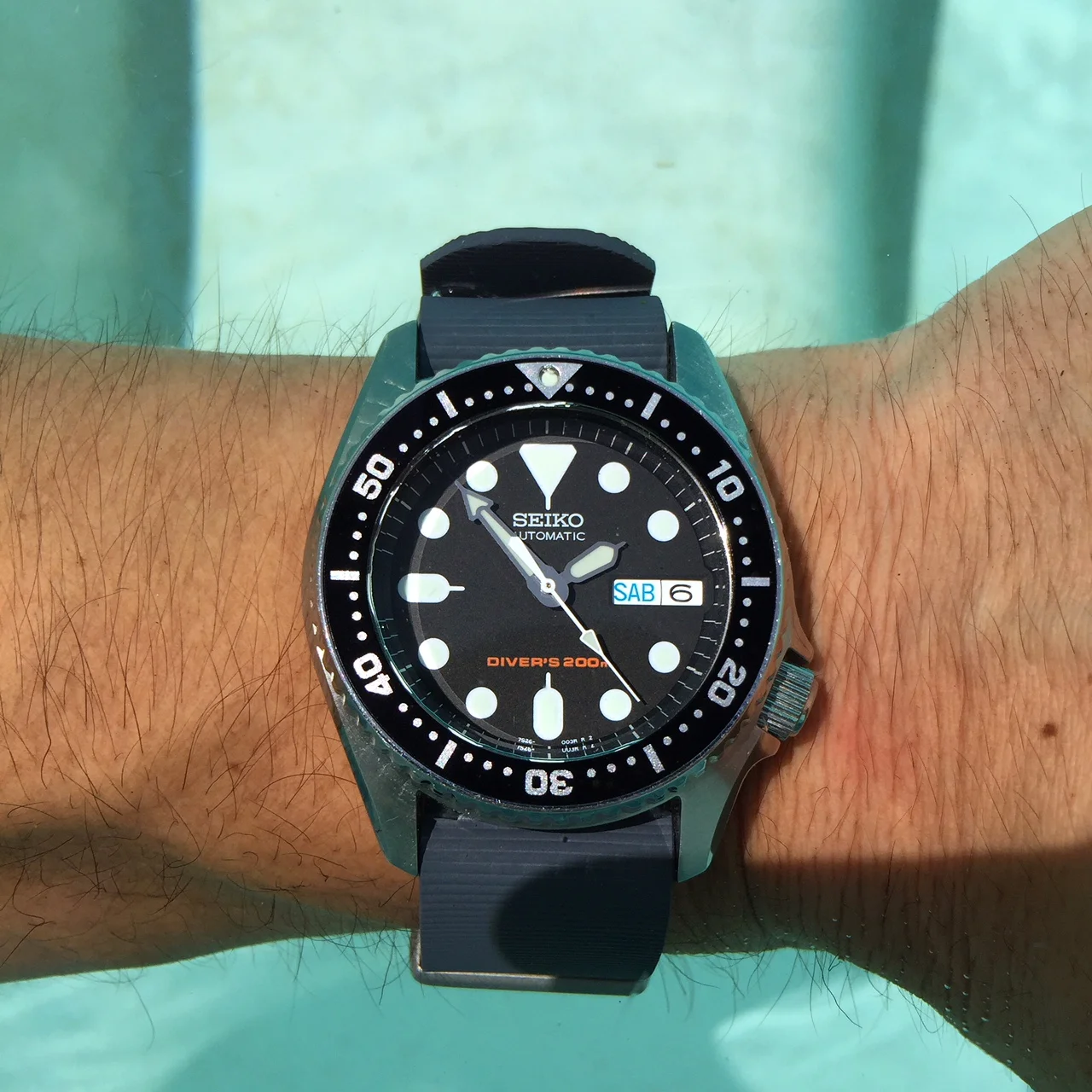 Seiko Zuludiver 328 Italian Rubber Nato Watch Strap Zulu Rubber