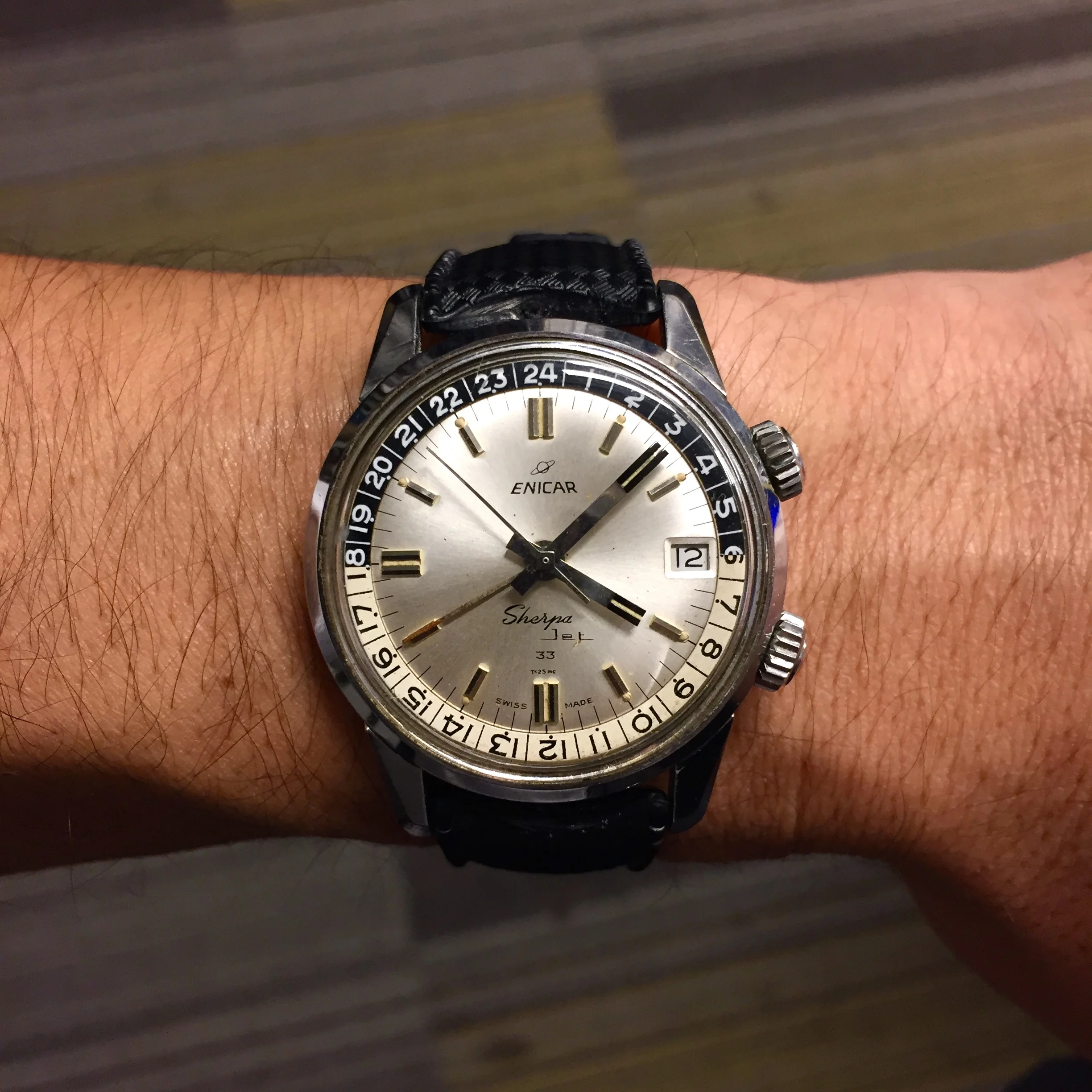 I figured this post needed to have "a" watch in it, so here's what I was wearing while putting this together...