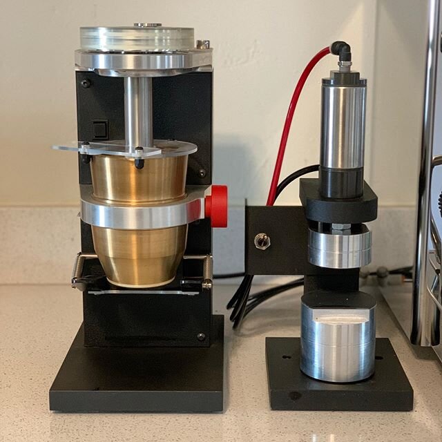 The M4 Grinder and PRESS make for the fastest, most streamlined, single dosing workflow around. They don&rsquo;t look too bad either...