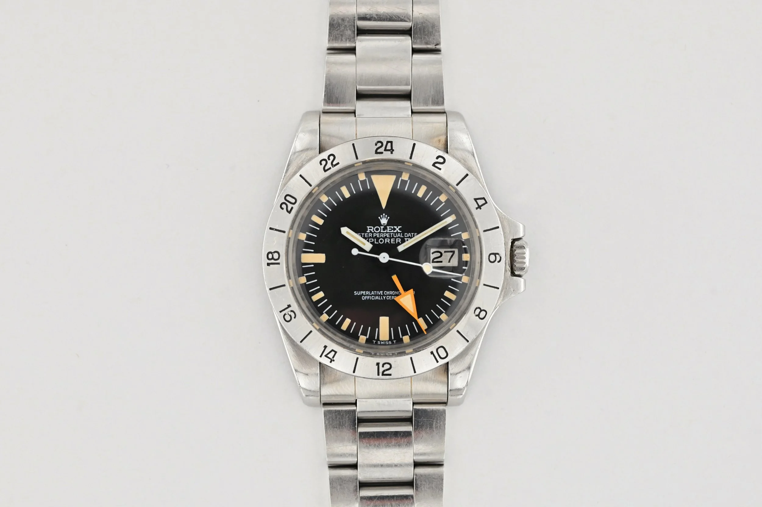Vintage Rolex Explorer 2 Freccione Ref. 1655 Orange Hand