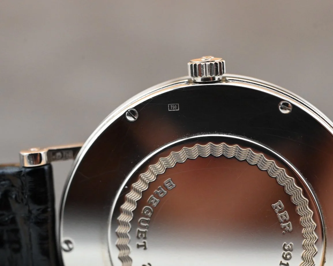 Breguet Classique Reference 3910 in White Gold with Paper For Sale