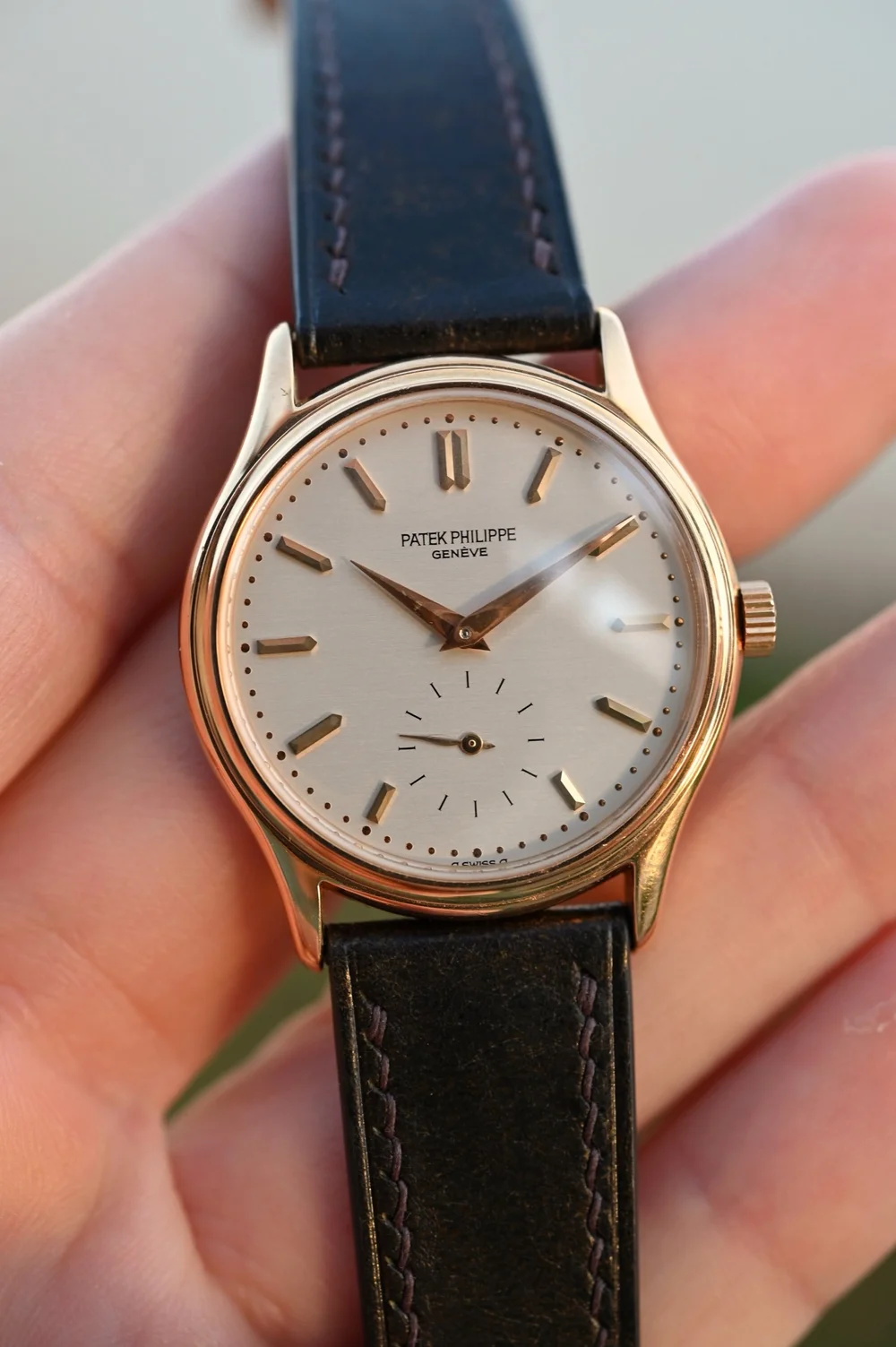 Patek Philippe Calatrava Reference 3923 in Rose Gold with original