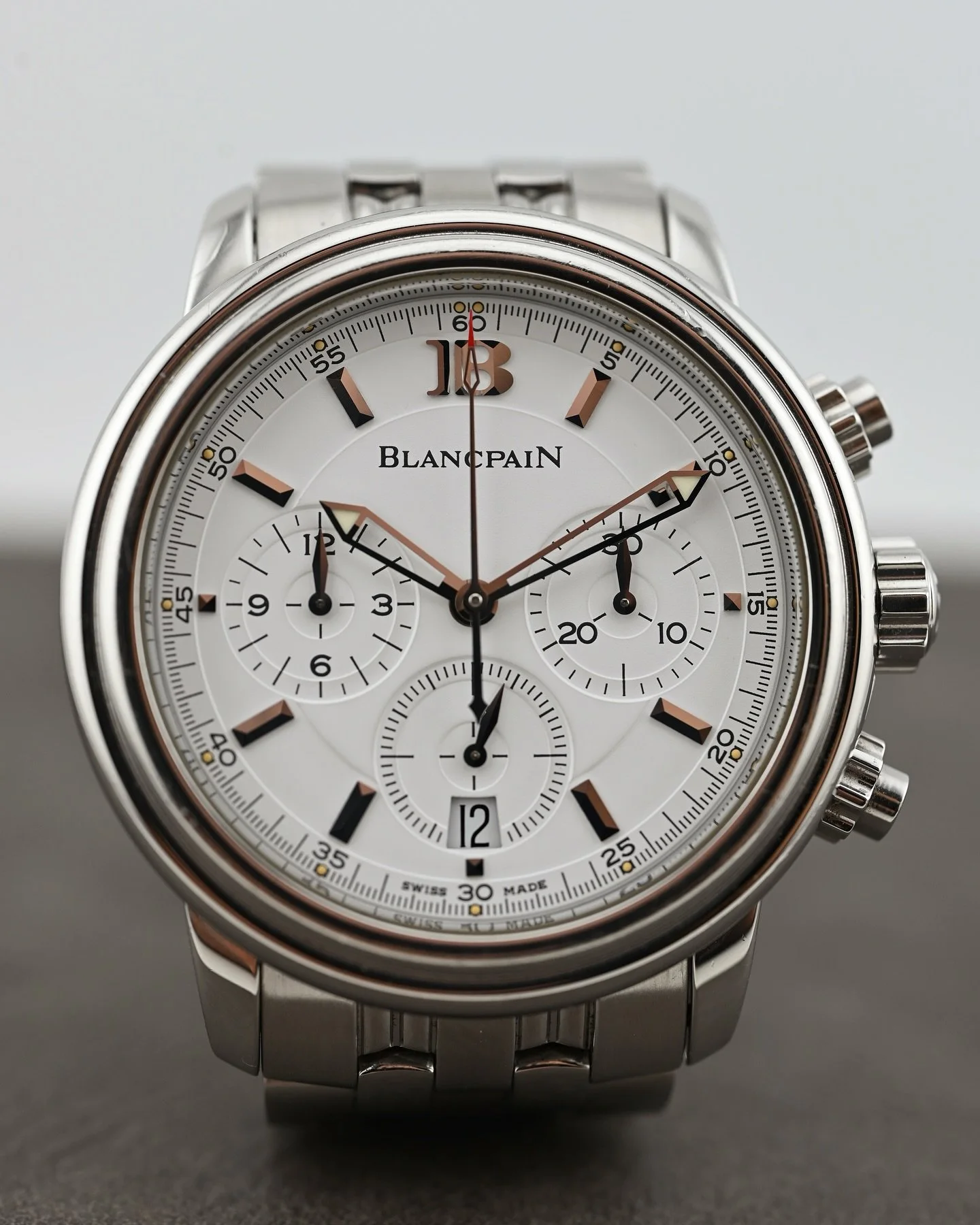 Now Available: Blancpain Leman Chronograph reference 2185-1127-11.

This might be the best watch for the money of the year! For less than the price of a pre-owned Speedmaster you get next level watchmaking, finishing, refinement, and it&rsquo;s even 
