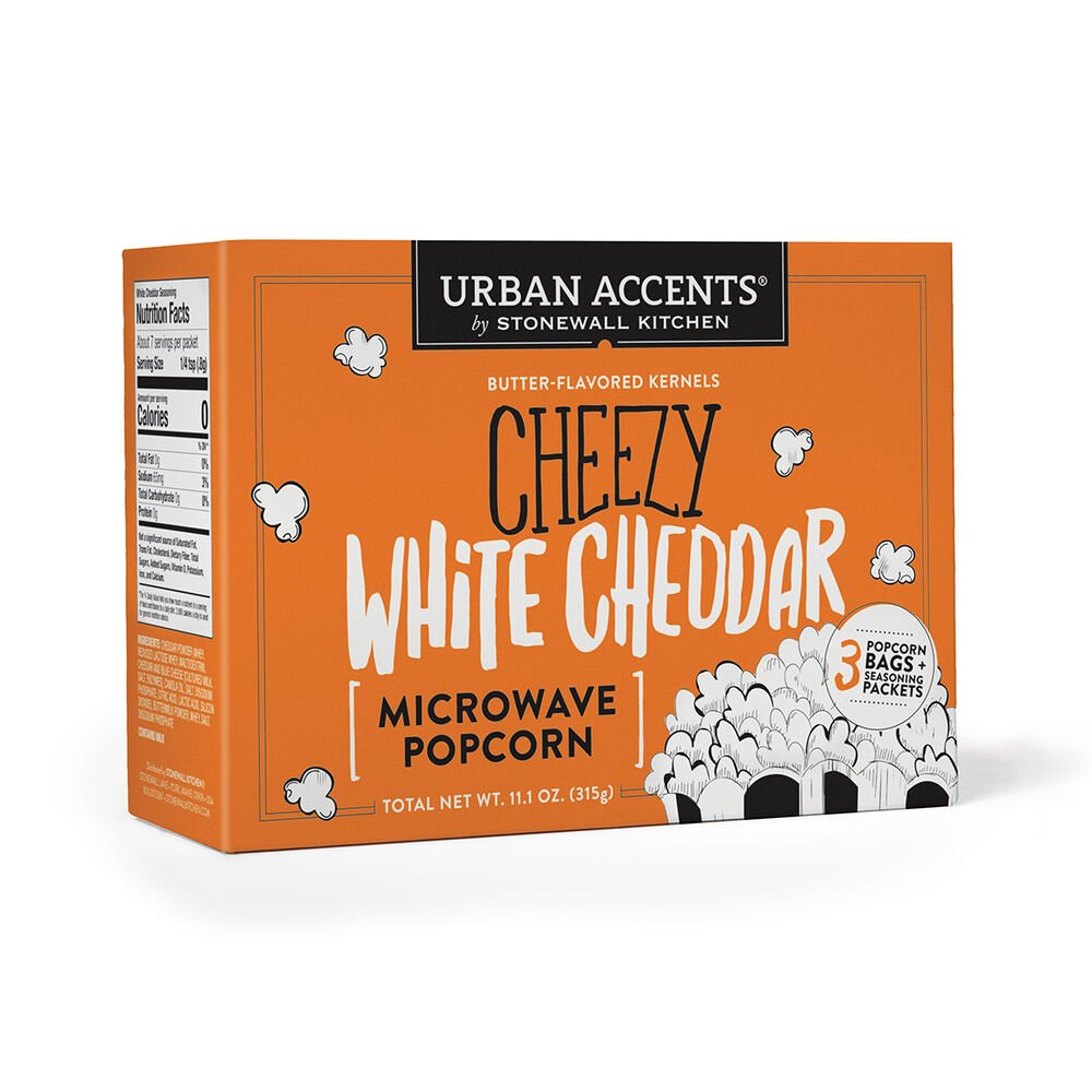 Cheezy Cheddar Microwave Popcorn