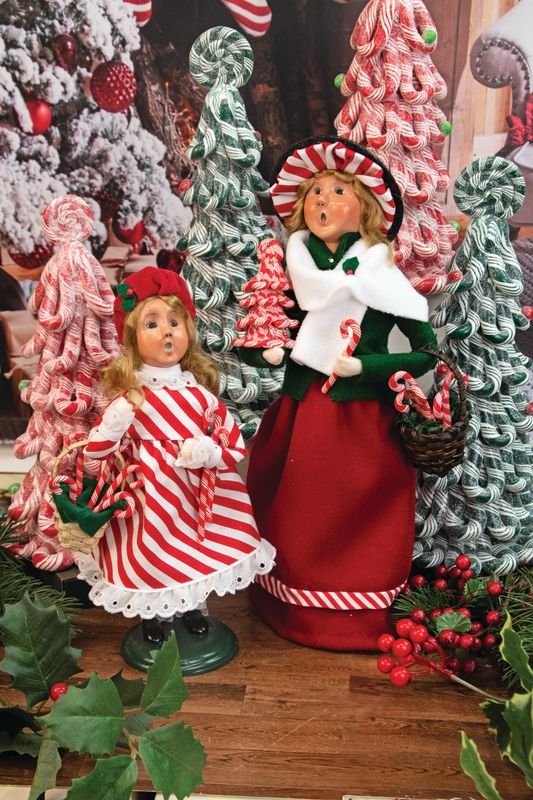 Candy Cane Lady and Girl